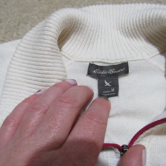 Adventure-Ready Eddie Bauer Pullover – Medium, Red/White - Picture 5 of 5
